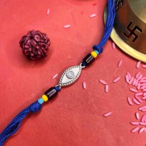 Buy 925 Silver evil eye rakhi online