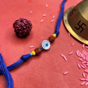 Buy 925 Silver evil eye rakhi online