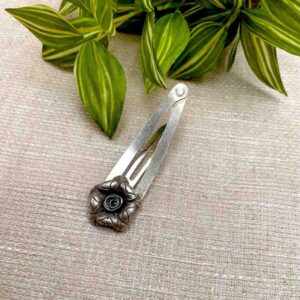 925 silver Rose tic tac clips