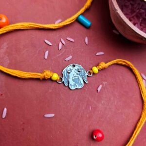 Dog Silver Rakhi for Kids