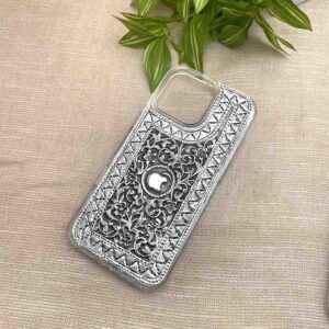 Silver IPhone 15 & 16 Pro Cover