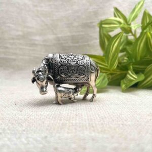 Silver Kamdhenu Cow