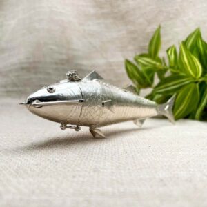 925 pure Silver fish statue