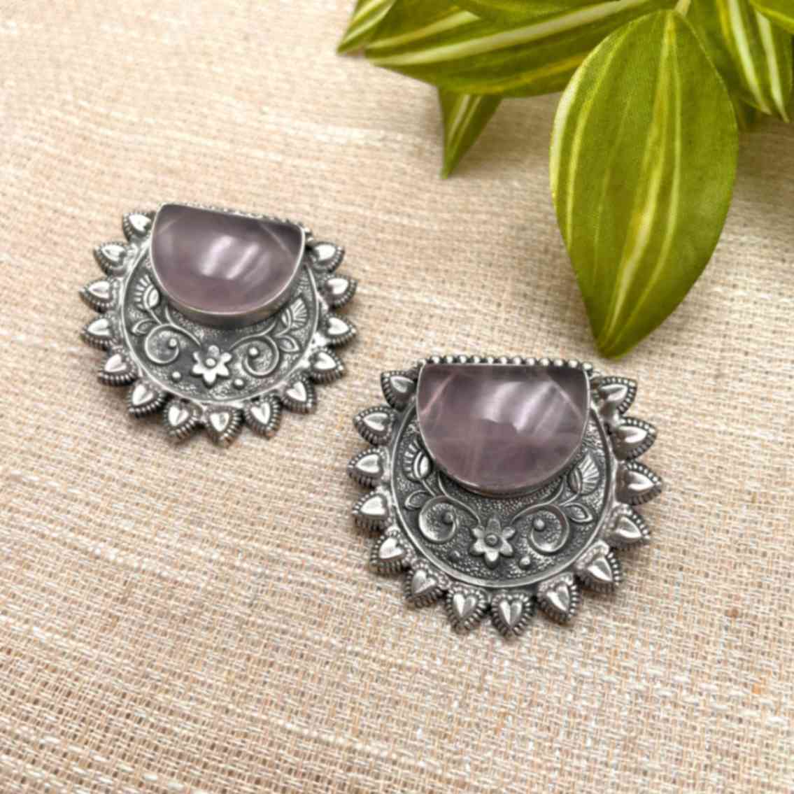 Diya Silver Earring