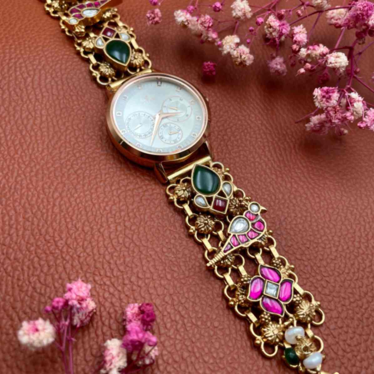Silver Gold plated watch