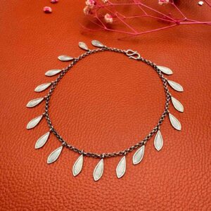 Patti silver anklet