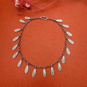 Patti silver anklet