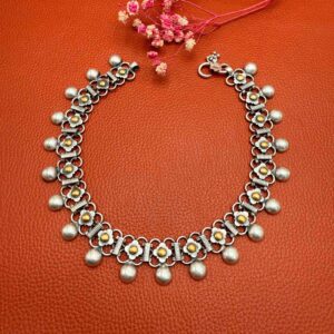 Lavanya silver anklet - Single