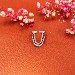 kundan Silver Vanki Ring