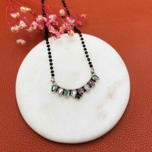 Silver mangalsutra