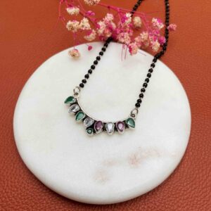 Silver mangalsutra