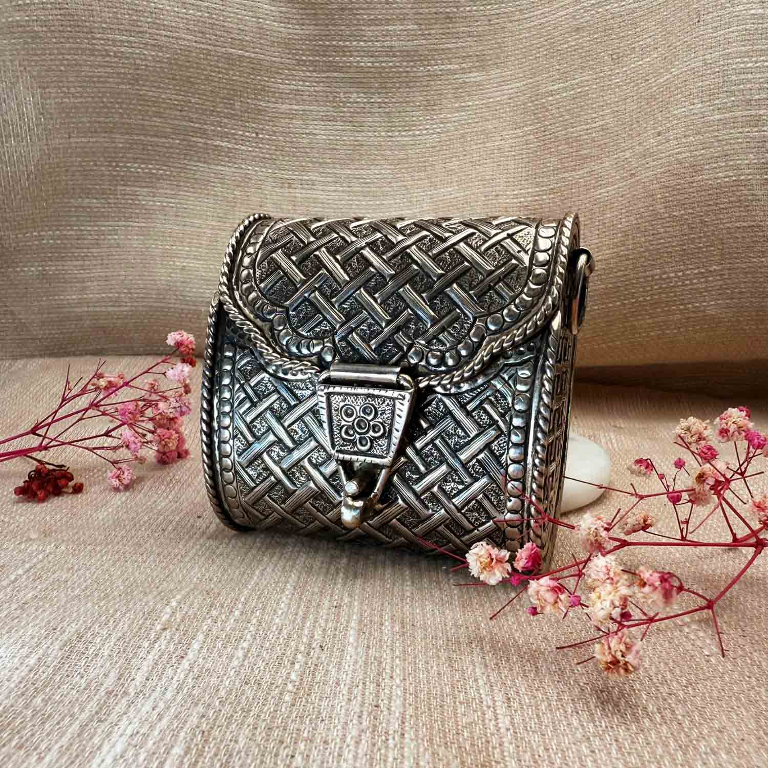 Silver Mini Purse