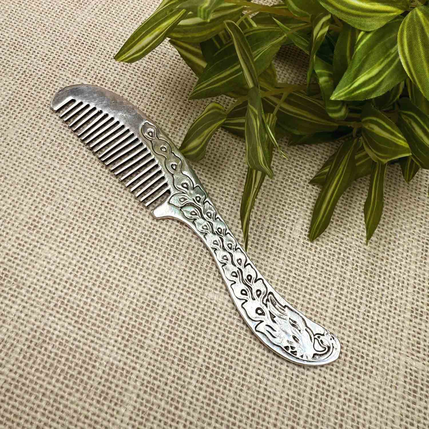 Silver Hand Comb