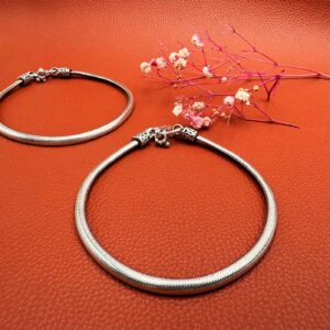 Ardh silver anklet - Single