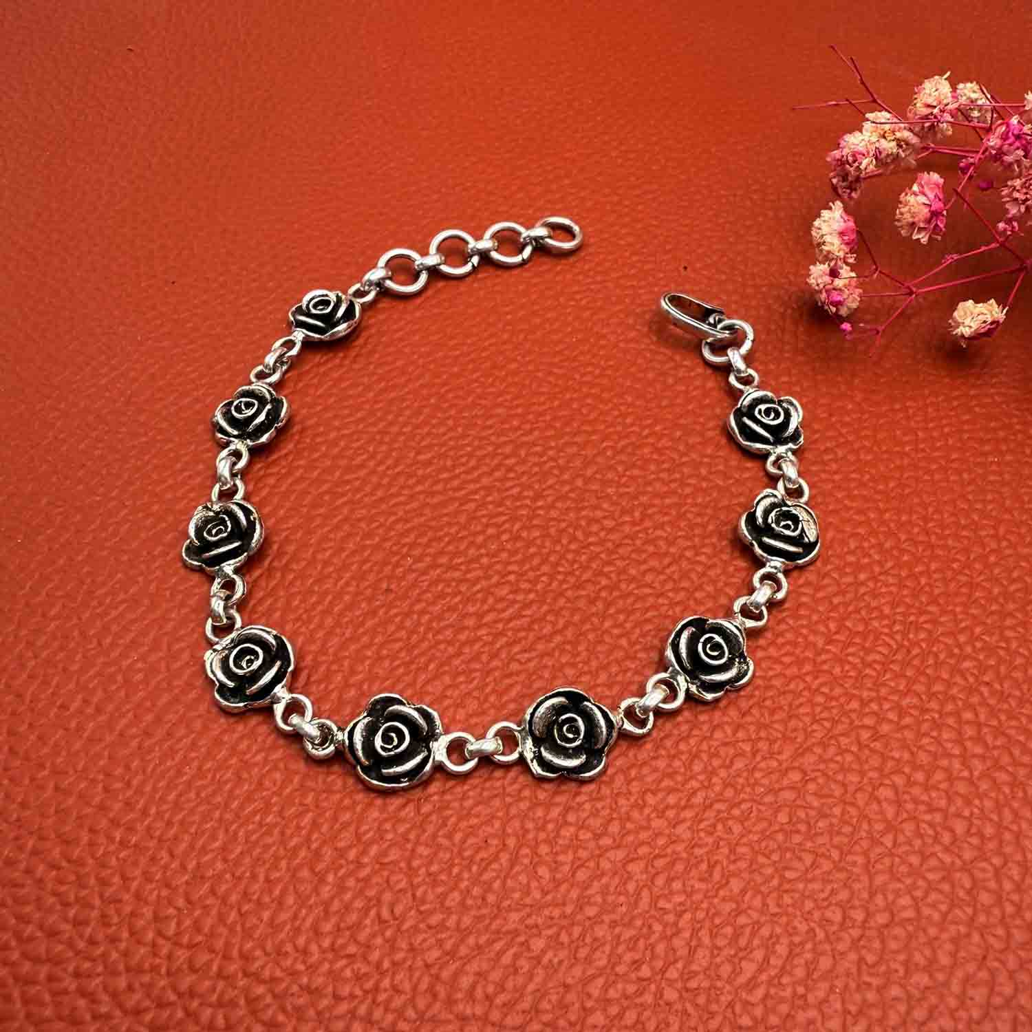 Rose Silver bracelet