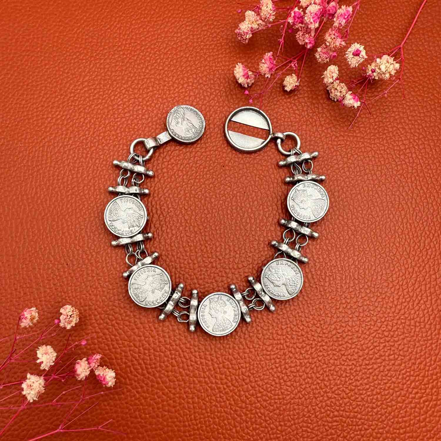 Coin Silver bracelet