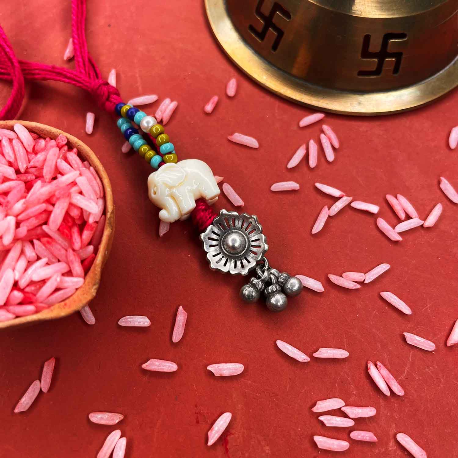 SILVER BHABHI RAKHI