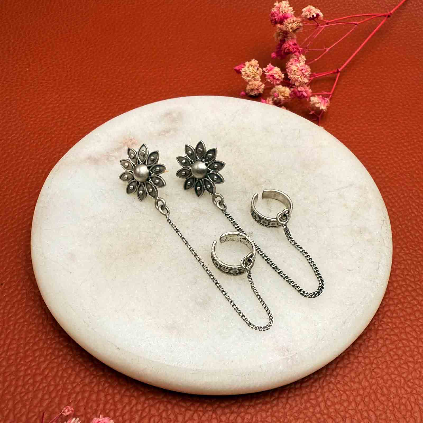 Sunflower earcuff