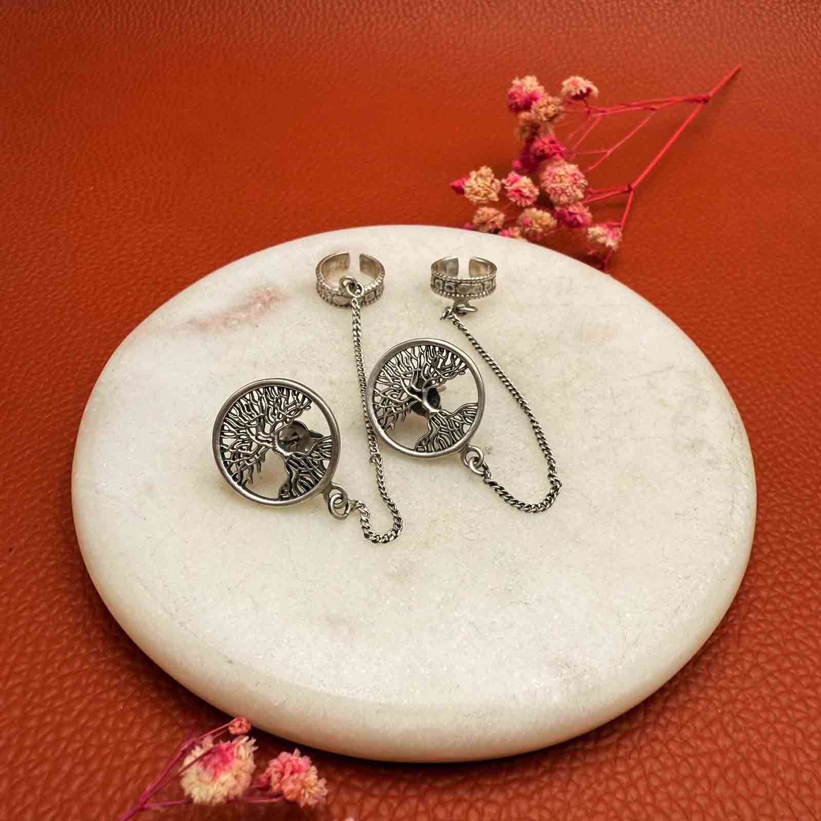 Tree of life Earcuff Clip On Earring