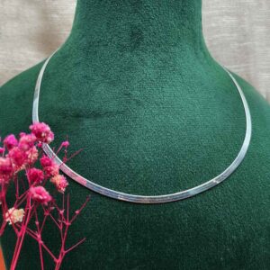 Flat chain in 925 silver