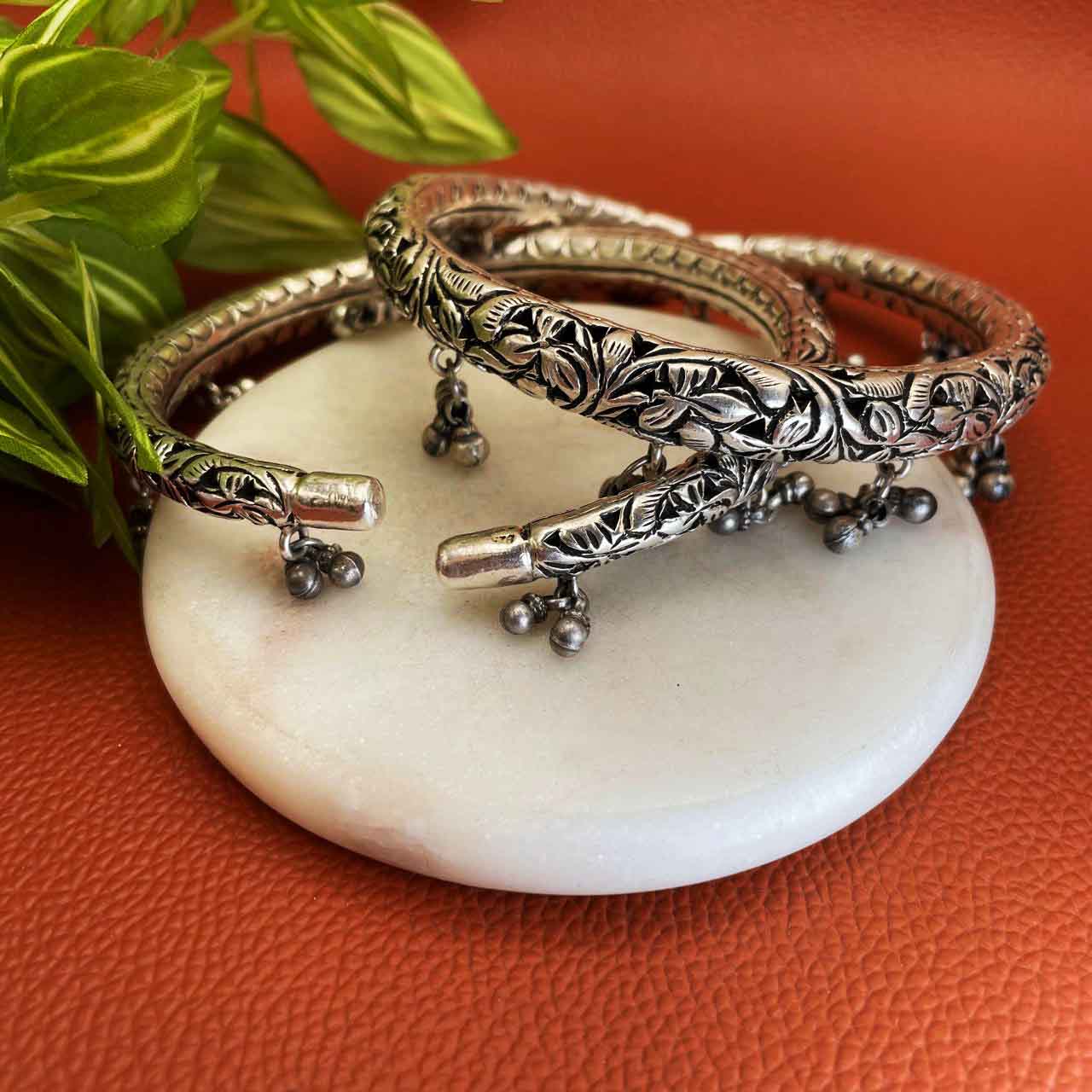 chitai ghungroo ankle kada in 925 silver