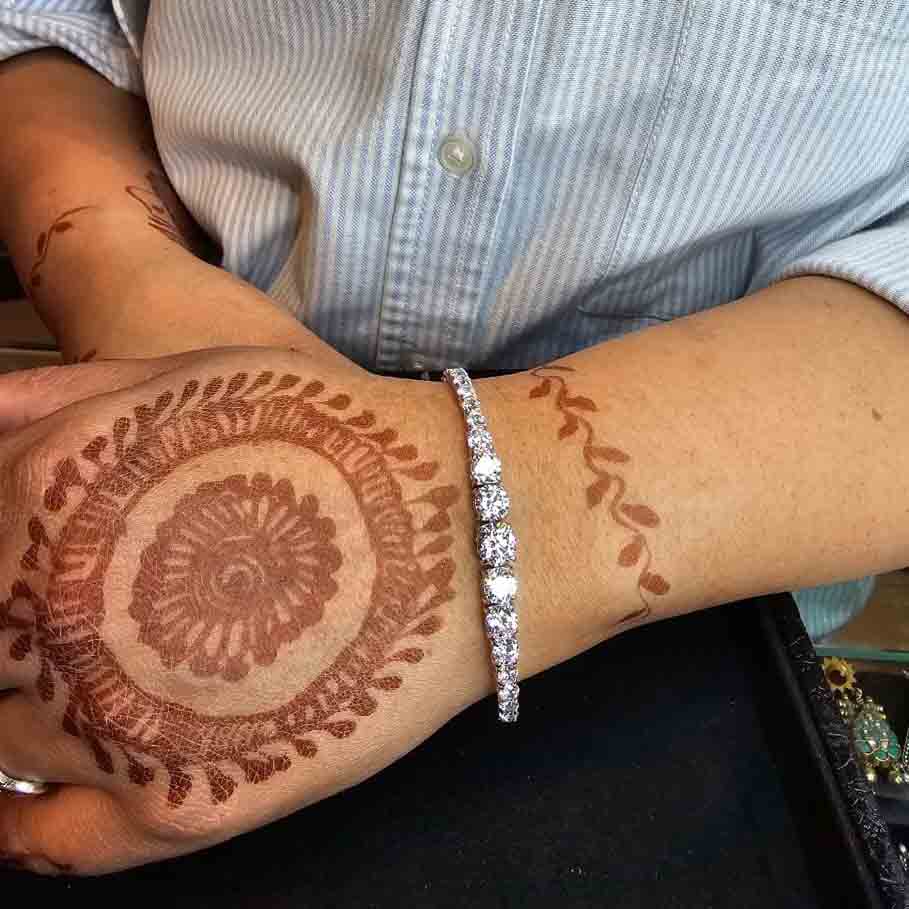 Silver italian tennis bracelet Silver italian tennis bracelet