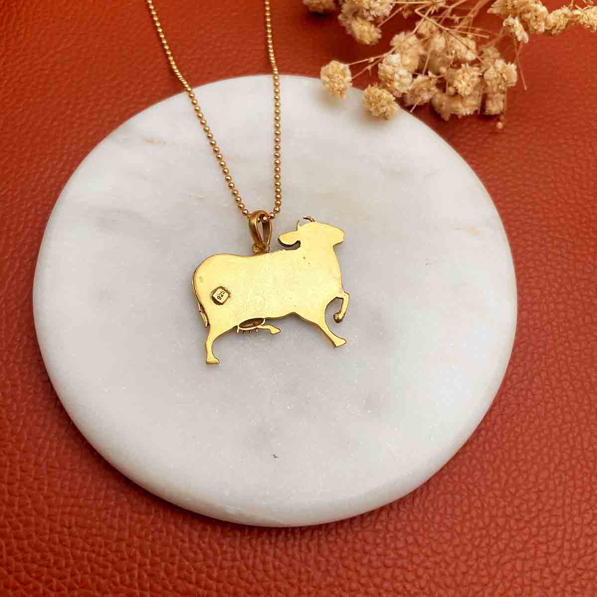 SILVER NANKI KUNDAN PENDANT BACK SILVER NANKI KUNDAN PENDANT BACK