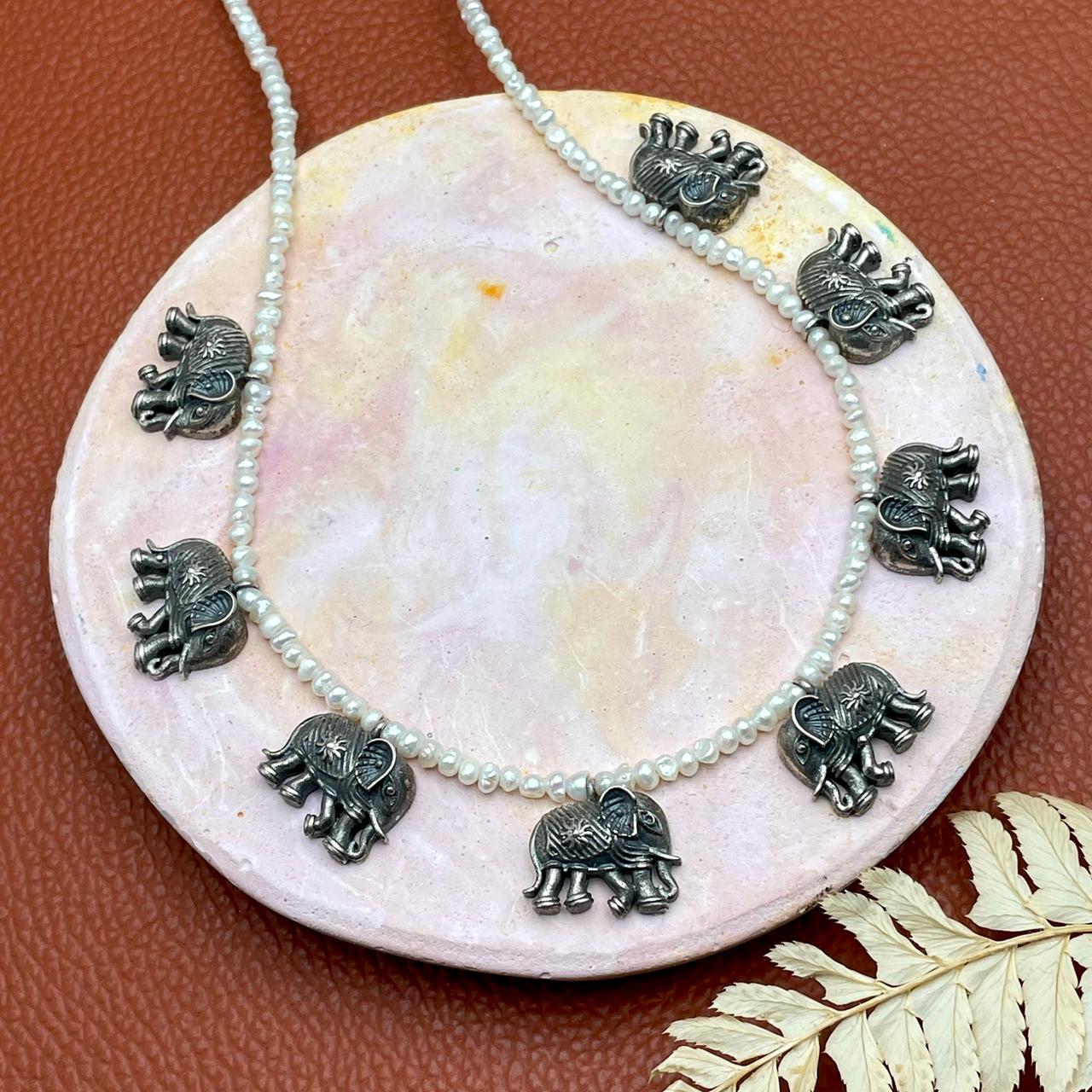 Gajja Silver Pearl necklace Gajja Silver Pearl necklace