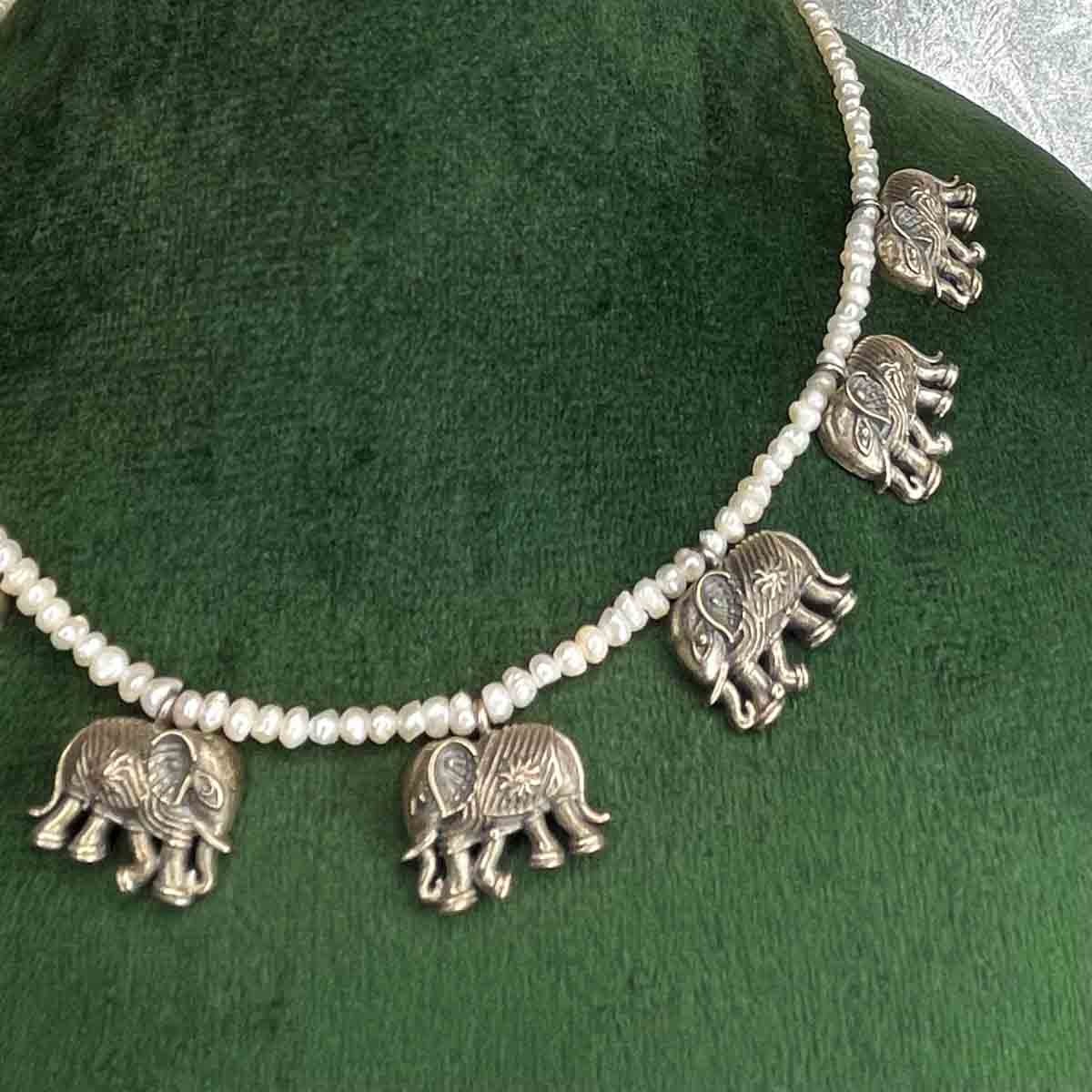 Gajja Silver Pearl necklace Gajja Silver Pearl necklace