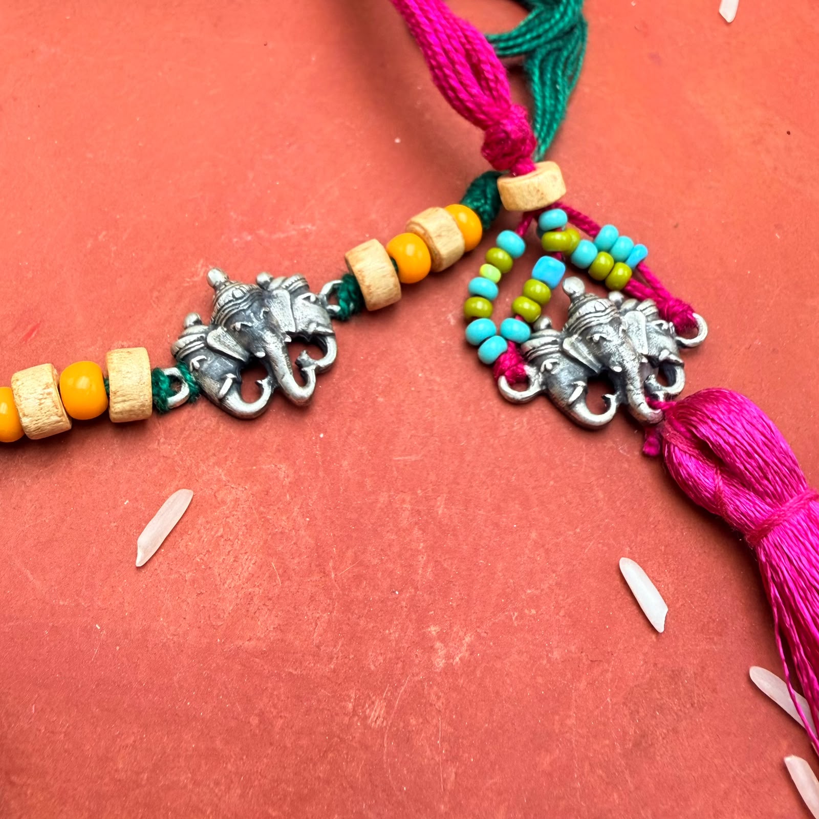 trimukhi ganesha bhaiya bhabhi rakhi trimukhi ganesha bhaiya bhabhi rakhi